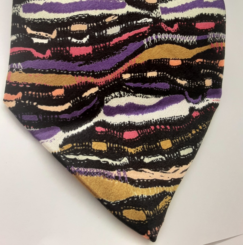 Vtg Coogi mens tie multicolor